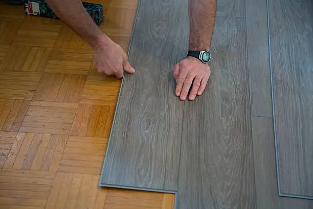 Lay vinyl floor on parquet floorLay vinyl floor on parquet floor