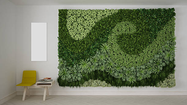 istock Waiting room with vertical garden 623925846