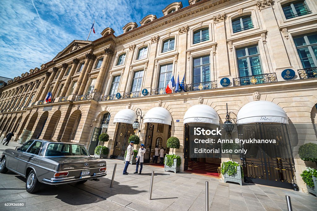 Hotel Ritz On Place Vendome Paris Stock Photo - Download Image Now - Ritz  Carlton Hotel, Paris - France, Architecture - iStock