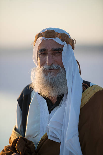 istock Happiness old Arabic man with traditional clothes 623927380