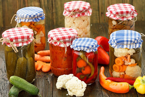 istock Jars Of Organic Pickled Vegetables 623931694