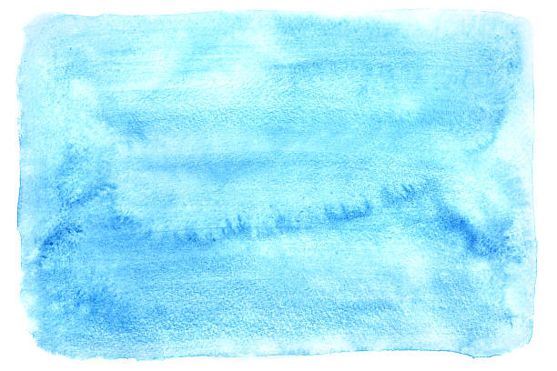 istock Blue watercolor background 623939560