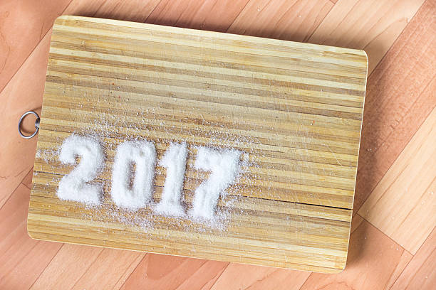 istock Inscription sugar 2017. Happy New Year. 623939742