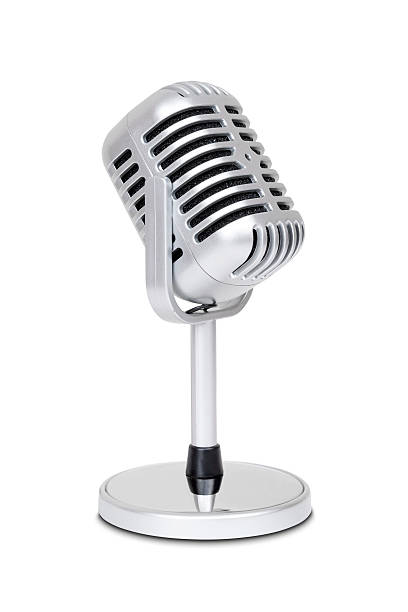 vintage microfone clássico - dynamic microphone imagens e fotografias de stock