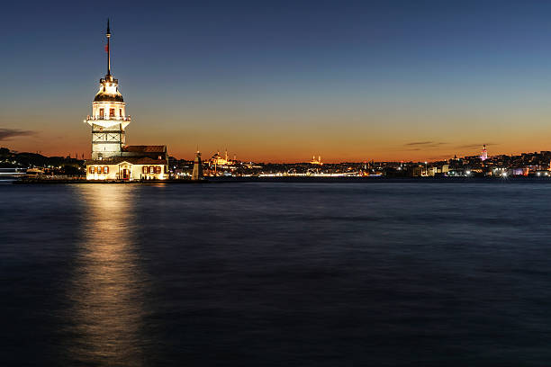 istock The Maiden's Tower during sunset in Istanbul, Turkey. 623955024