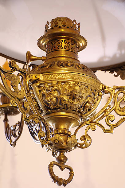 istock Oil lamp style of decorative art 623955188