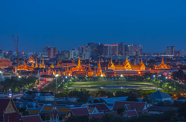 istock Wat Phra Kaew in Bangkok at twilight. 623955476