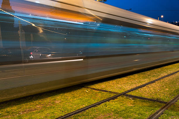 Street Car in Motion