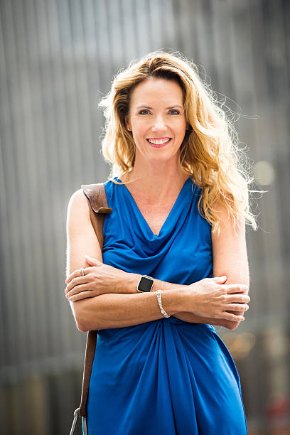 istock Urban Mature Blond Woman 623968068