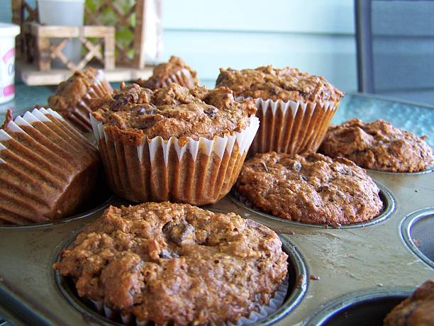 istock Hot muffins very close up 623968862