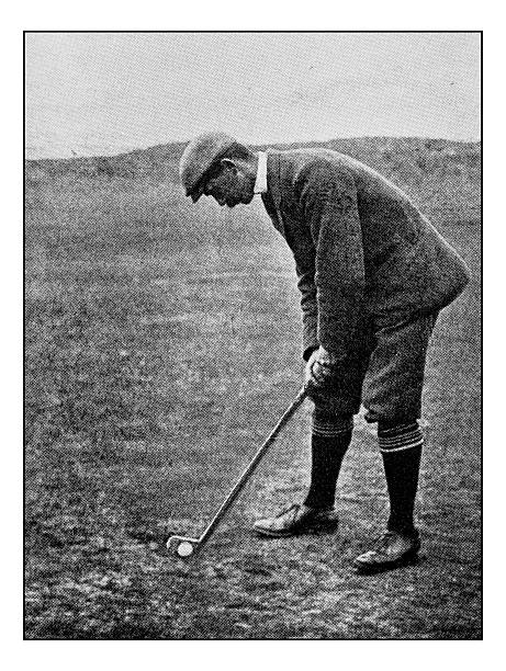 istock Antique dotprinted photograph of Hobbies and Sports: Golf 623969218
