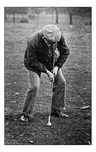 istock Antique dotprinted photograph of Hobbies and Sports: Golf 623969448