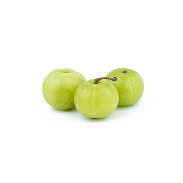 istock amla green fruits isolated on white background. 623982428