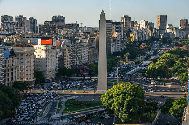 istock Obelisco de Buenos Aires (Obelisk), historic monument and icon of 623982668