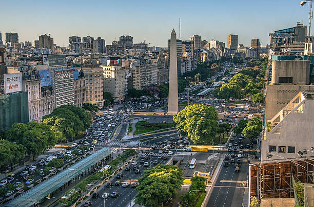 istock Obelisco de Buenos Aires (Obelisk), historic monument and icon of 623982972