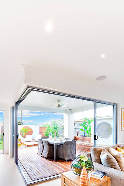 istock Luxurious house with a white walls and ceiling around 624000674