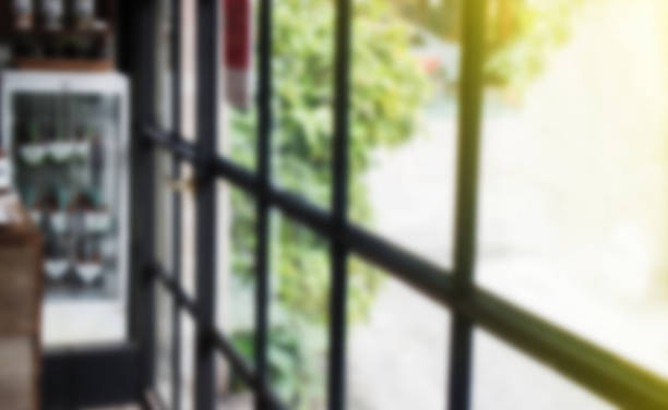 istock Interior blur of street coffee shop 624006754