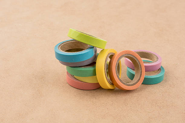 istock Colorful insulating adhesive tapes 624008154