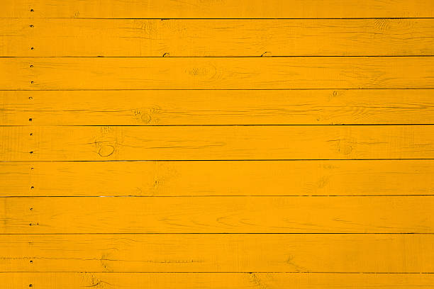 Wood Texture Background with natural pattern, yellow color