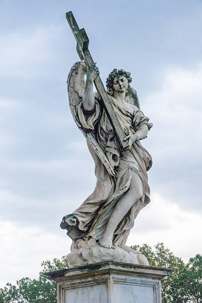 istock The Angel statues on Angels Bridge in Rome - Castel 624011776