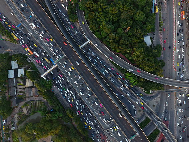 istock city traffic bird eye's view 624021328