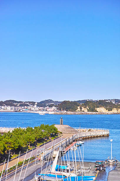istock Enoshima Yacht Harbor scenery 624021842