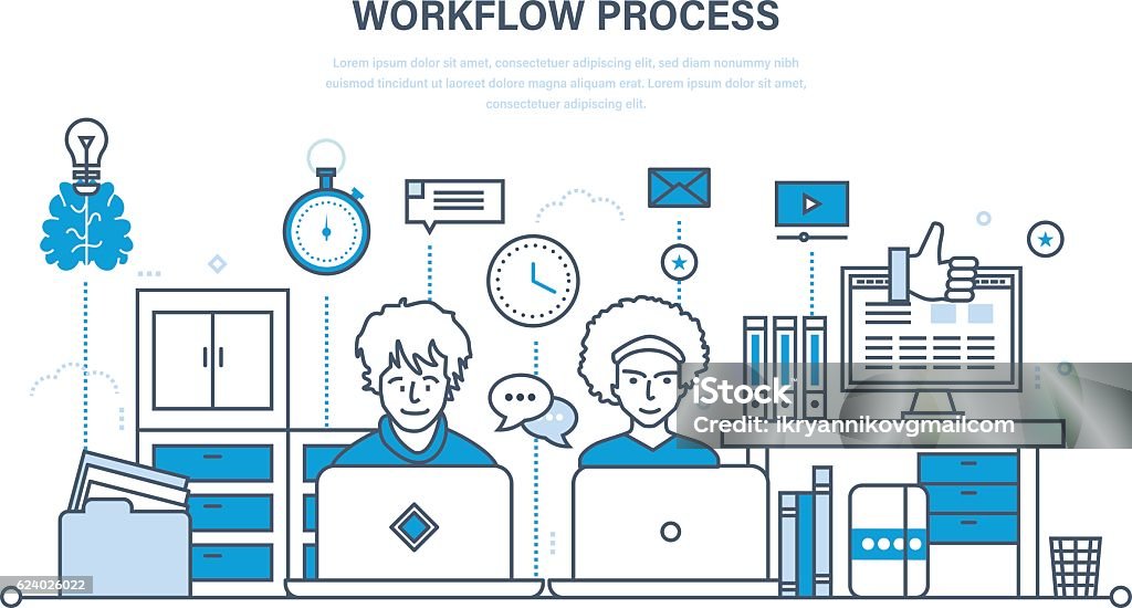 Computer Rethinking Workflow Workflow Workplace Environment Software And Hardware Thought Process ...
