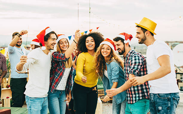 istock Celebratng on the roof 624028232