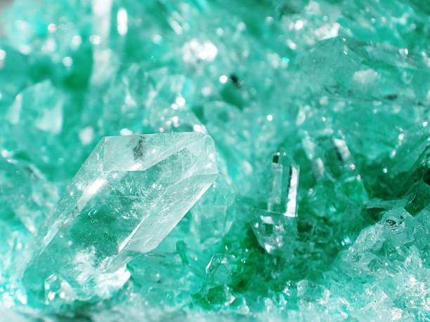 istock aquamarine crystal quartz geode geological crystals 624029858