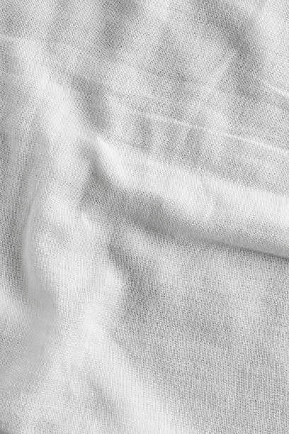 mousseline, textile, coton, mousseline de soie, - gauze bandage textured white photos et images de collection