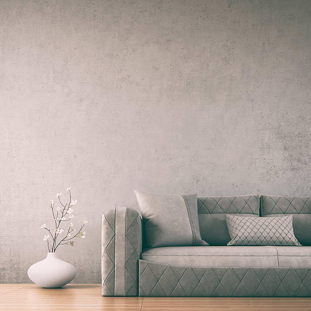 istock Living room with sofa and decoration 624033494