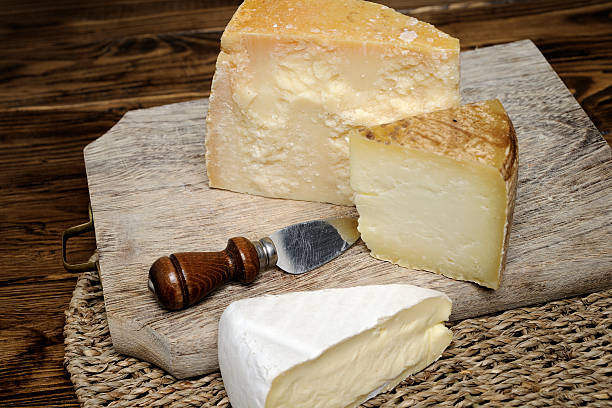 istock Wedges of Italian cheeses 624034190