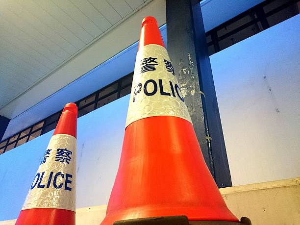 istock Police Traffic Cones 624034872