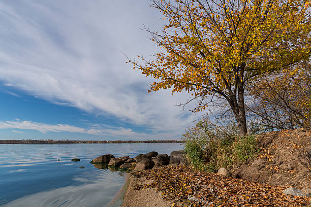 istock Big Stone Lake In Autumn 624067470