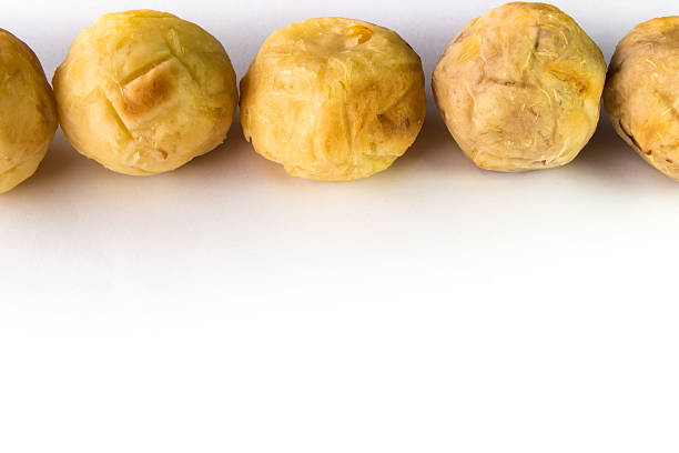 istock Roasted mixed of corn, taro and sweet potato 624083528
