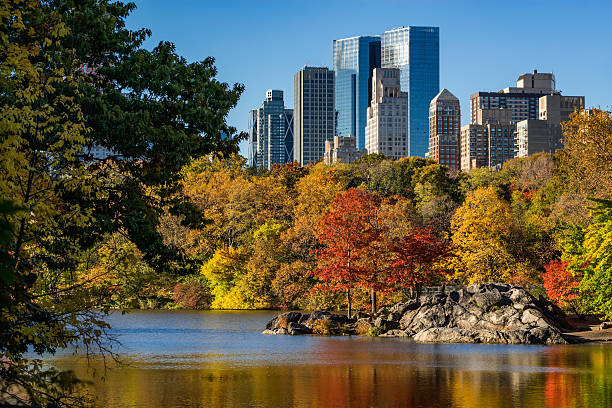 istock Fall in Central Park and Upper West Side, New York 624084942
