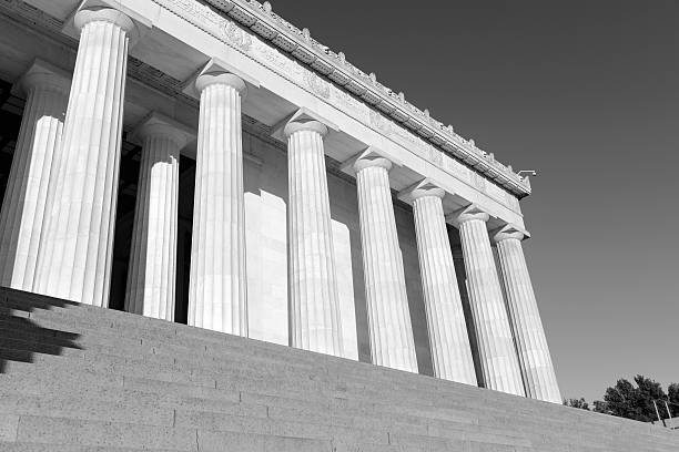 Lincoln Memorial, Washington DC, USA Lincoln Memorial, Washington DC, USA washington dc slavery the mall lincoln memorial stock pictures, royalty-free photos & images