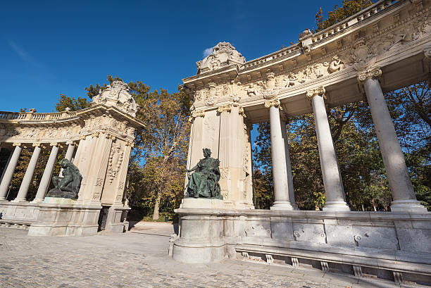 istock Alfonso XII monument in Retiro park, Madrid, Spain. 624102496