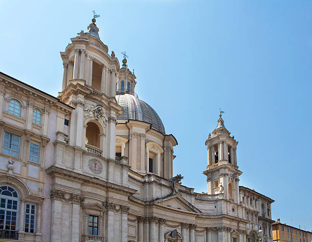 istock View of Sant Agnese in Agone on Piazza Navona. 624111618