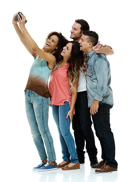 istock Four friends taking a selfie 624116672