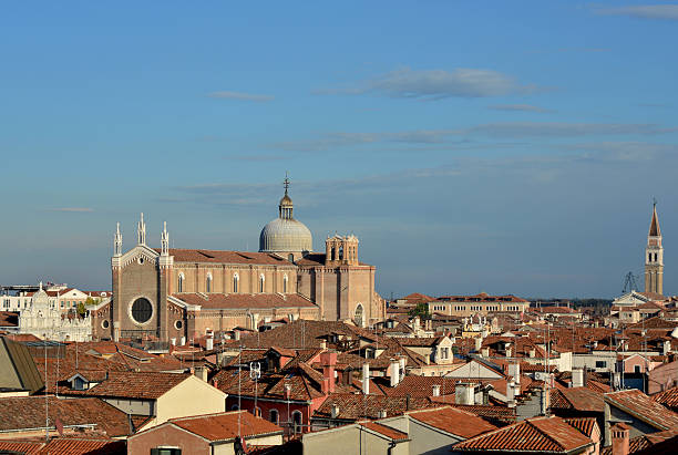 istock Venice skyline with gothic church 624117928