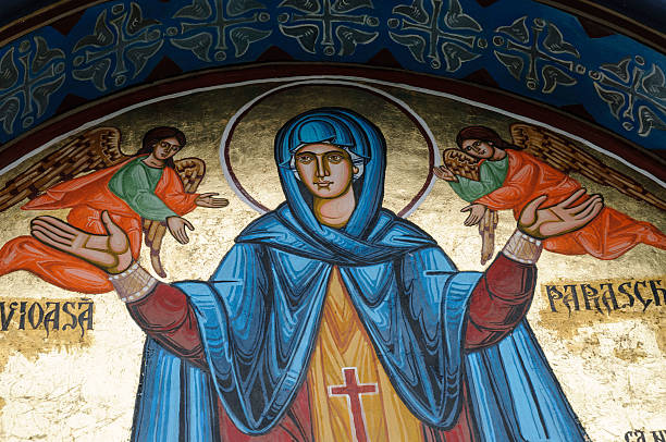 istock Orthodox icon in Romania 624125978