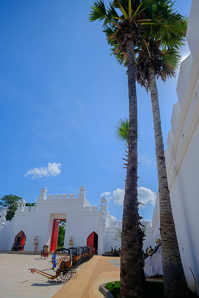 ates to the Old City Thai fortification with blue sky