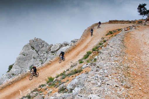 Sardinia on the paths between mountains and sea with the mountain bike, Monte Corrasi, Supramonte