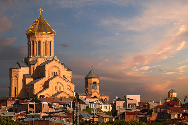 istock Sameba Cathedral in Tbilisi, Georgia 624128724