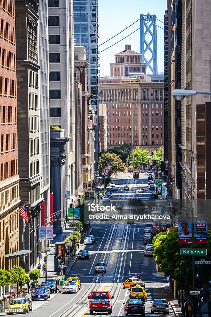San Francisco streets, USA Architecture Stock Photo