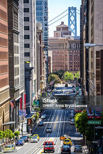 San Francisco Streets Usa Stock Photo - Download Image Now - Architecture, Bridge - Built Structure, Building Exterior
