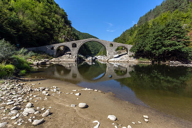 istock Amazing Reflection of The Devil's Bridge, Bulgaria 624140300