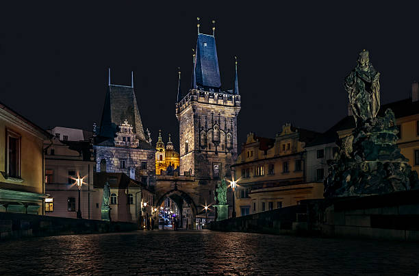 istock Charles (Karlov) Bridge and its Bridge Towers - Lesser Town - Prague 624141140
