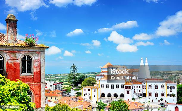 Panorama Of Sintra Stock Photo - Download Image Now - Sintra, Portugal, Palace